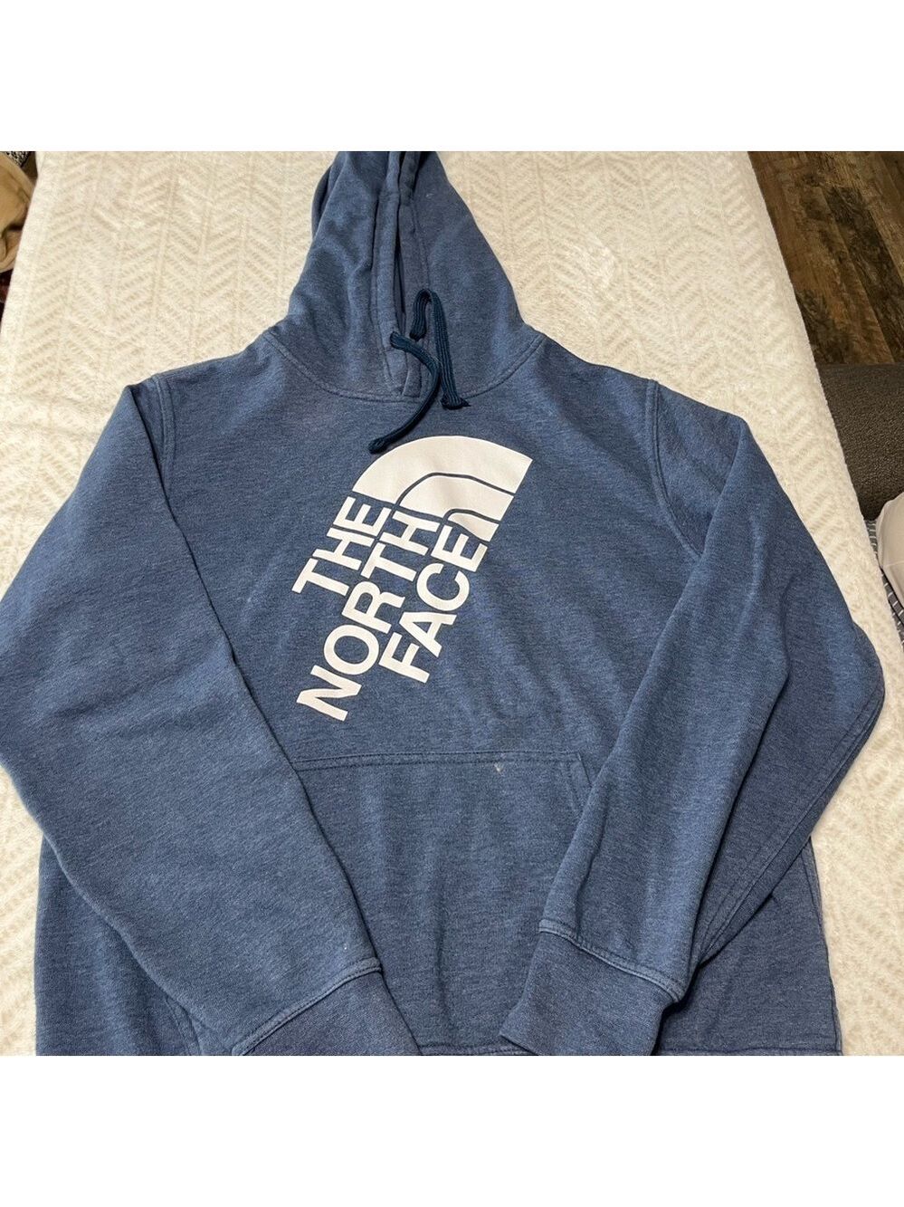 The North Face Blue Sweatshirt Classic Pullover Hoodie M